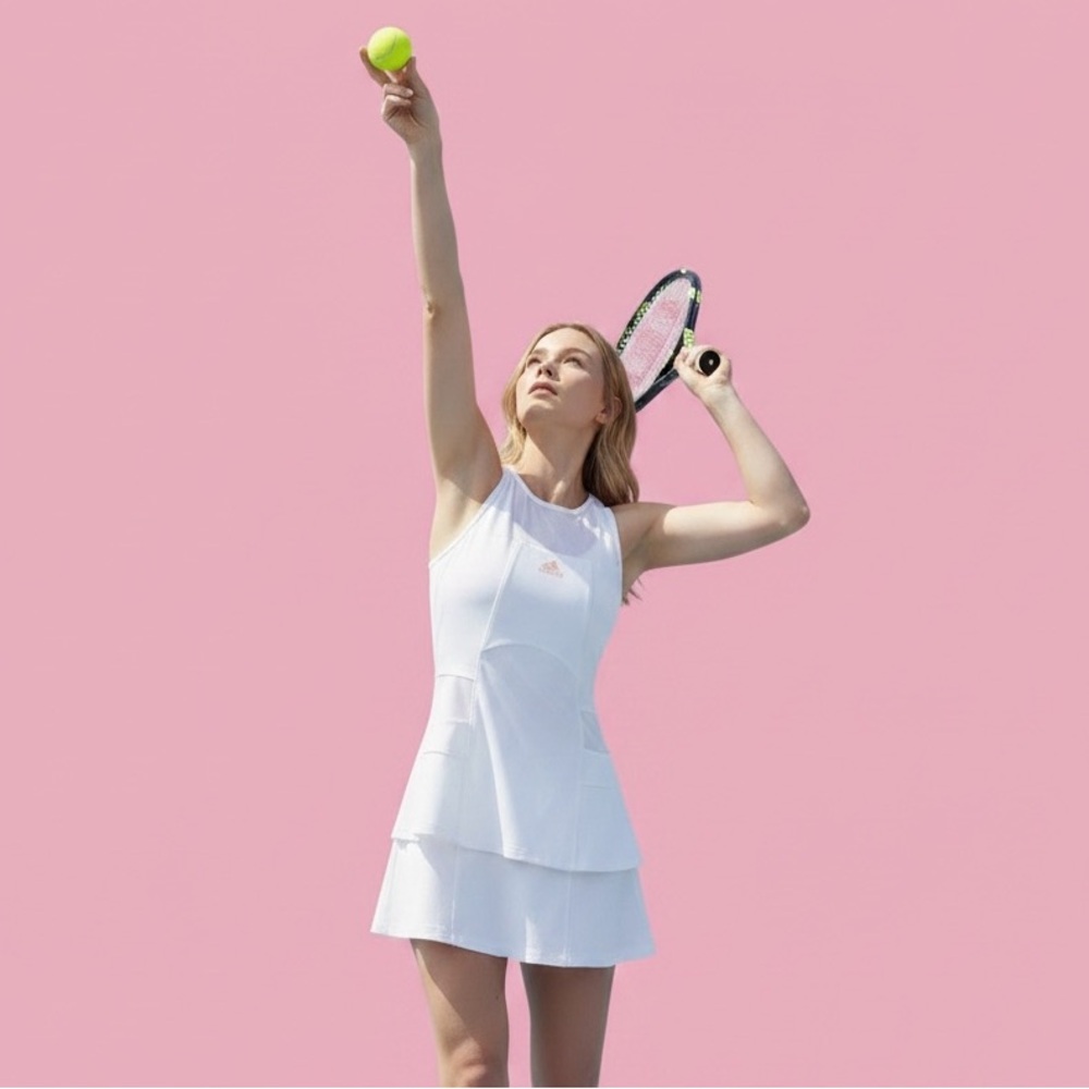 Adidas by Stella McCartney Barricade Tennis Dress & Sports Bra Set